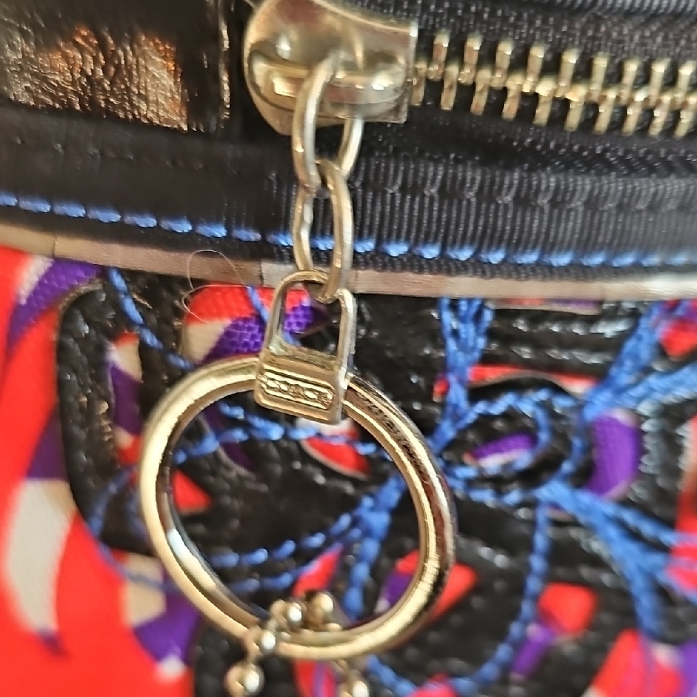 Coach Poppy Graphic Blossom Graffiti Glam Tote - Picture 6 of 16